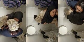 تصوير سري في الحمام الواد و اللبوة بتاعته