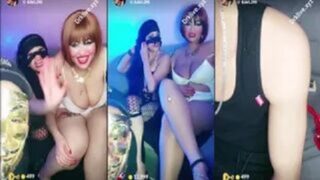 حفلة سكس لايف عربي بنات شراميط في سهرة طويلة ساخنة نار